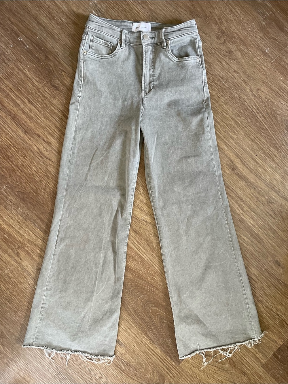 Dear John Fiona Gray High-Rise Wide Leg Jeans
